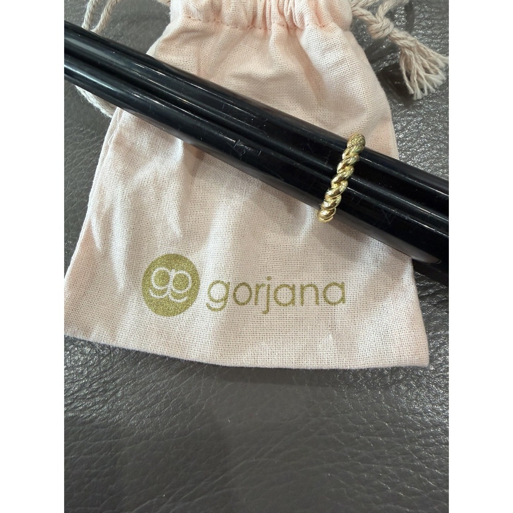 Gorjana 18K Gold Plated Ring Size 8 New